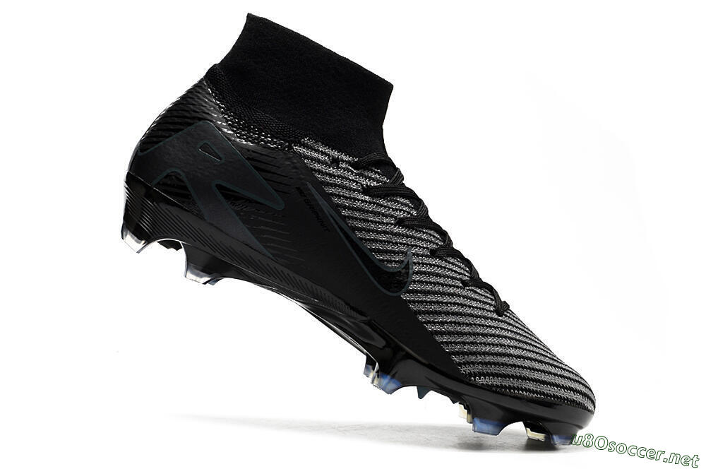 Men's Nike Air Zoom Mercurial Superfly 10 Elite FG Football Boots - Black/Jade/Blue 4