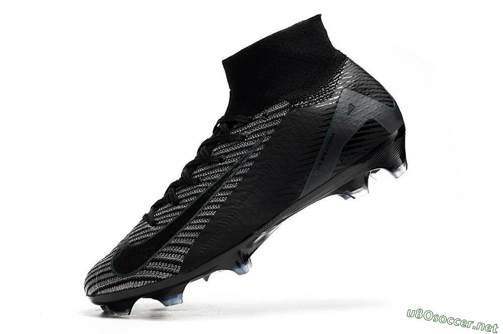 Men's Nike Air Zoom Mercurial Superfly 10 Elite FG Football Boots - Black/Jade/Blue 5