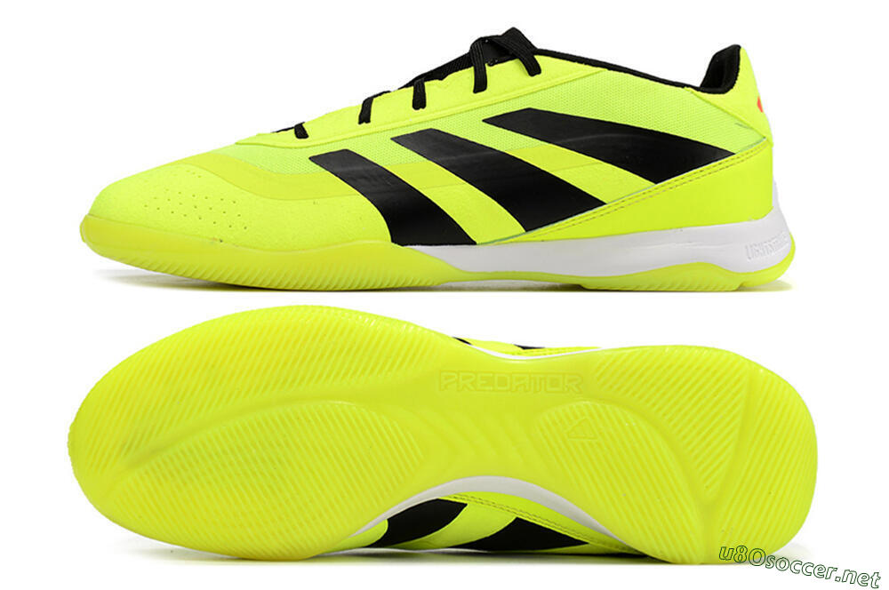 Men's Adidas Predator 24 Elite IC Football Shoes - Yellow/Black 1