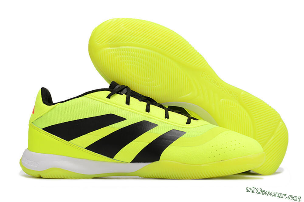 Men's Adidas Predator 24 Elite IC Football Shoes - Yellow/Black 2
