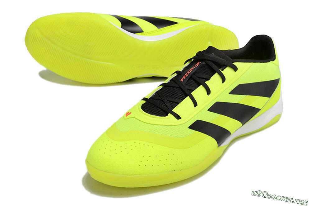 Men's Adidas Predator 24 Elite IC Football Shoes - Yellow/Black 3