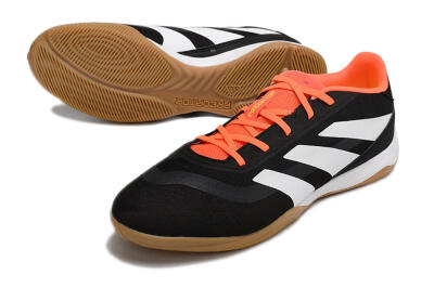 Men's Adidas Predator 24 Elite IC Football Shoes - Black/White/Red