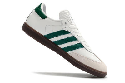 Men's Adidas Samba Messi Indoor TF Football Shoes - Grey/White/Green