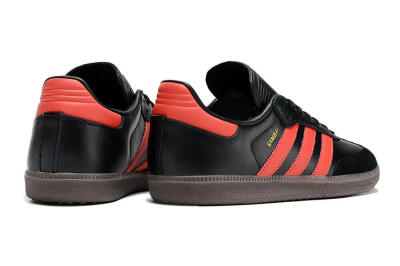 Men's Adidas Samba Messi Indoor TF Football Shoes - Black/Red/Brown