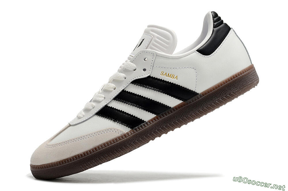 Men's Adidas Samba Messi Indoor TF Football Shoes - Grey/White/Black 5