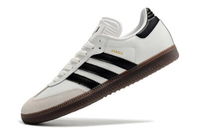 Men's Adidas Samba Messi Indoor TF Football Shoes - Grey/White/Black