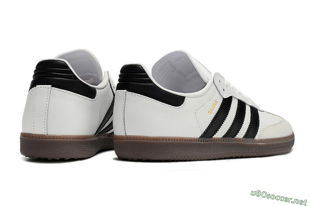 Men's Adidas Samba Messi Indoor TF Football Shoes - Grey/White/Black 6
