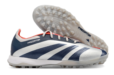 Men's Adidas Predator 24 Elite TF Football Shoes - White/Blue/Red