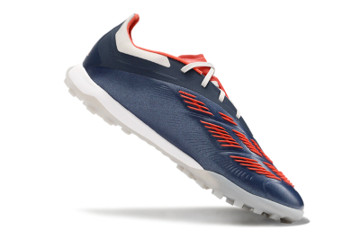 Men's Adidas Predator 24 Elite TF Football Shoes - White/Blue/Red