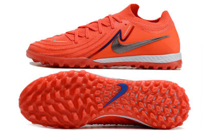 Men's Nike Phantom GX 2 Elite TF Football Shoes - Red/Blue/Silver