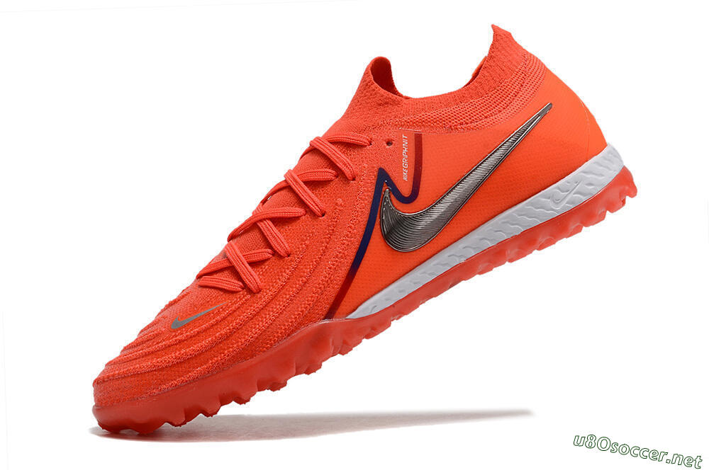Men's Nike Phantom GX 2 Elite TF Football Shoes - Red/Blue/Silver 5
