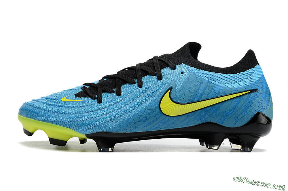 Men's Nike Phantom Luna Elite NU FG Football Boots - Blue/Black/Yellow 0