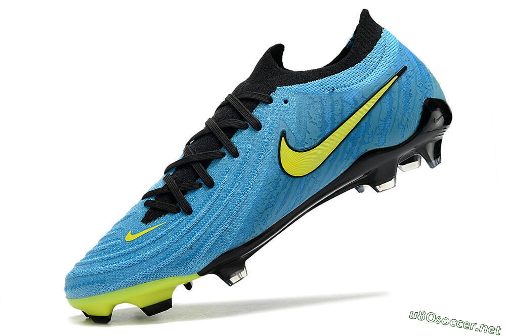 Men's Nike Phantom Luna Elite NU FG Football Boots - Blue/Black/Yellow 5