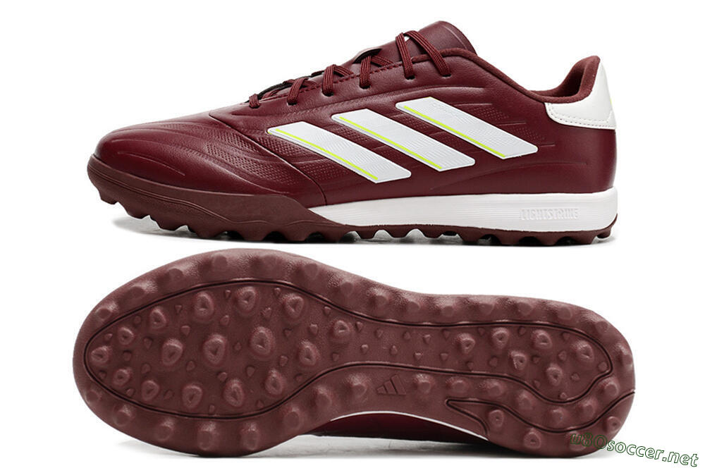 Men's Adidas Copa Pure.3 TF Football Shoes - Red/White/Yellow 1