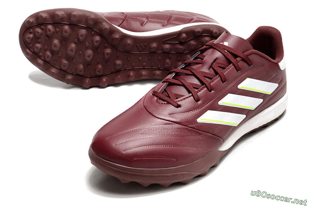 Men's Adidas Copa Pure.3 TF Football Shoes - Red/White/Yellow 3