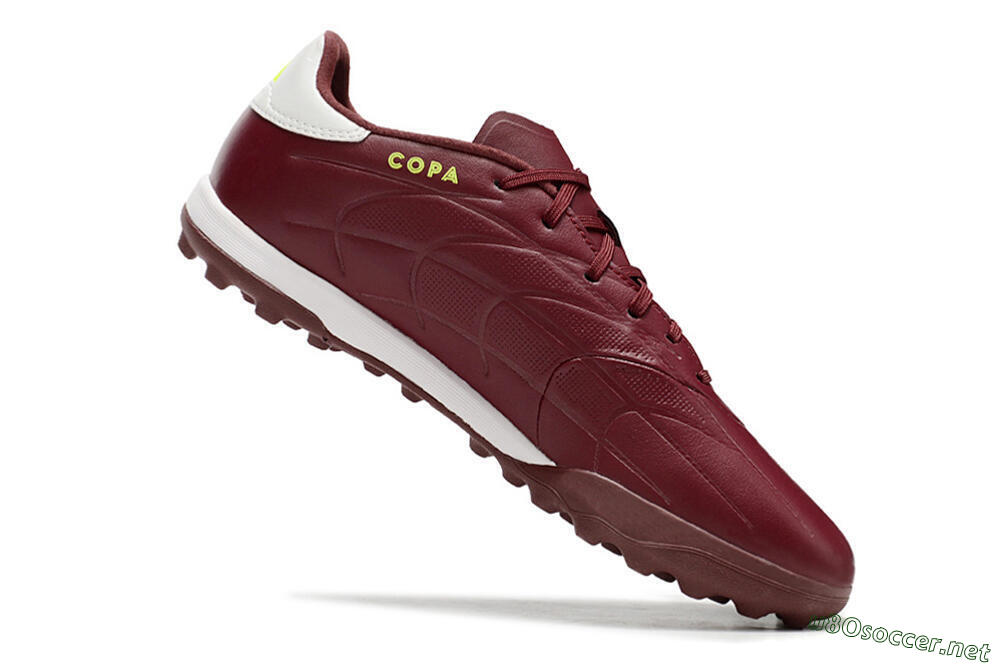 Men's Adidas Copa Pure.3 TF Football Shoes - Red/White/Yellow 4