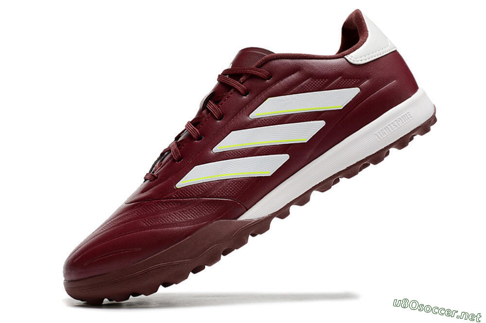 Men's Adidas Copa Pure.3 TF Football Shoes - Red/White/Yellow 5