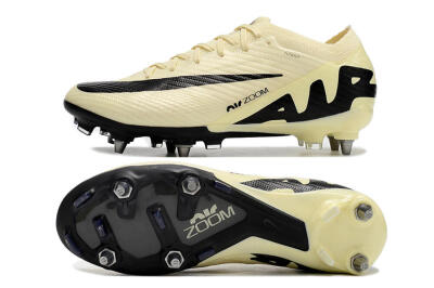 Men's Nike Air Zoom Mercurial Vapor 15 Elite SG Football Boots - Beige/Black