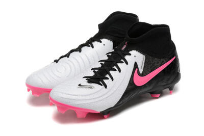 Men's Nike Phantom Luna Elite FG Football Boots - White/Black/Pink