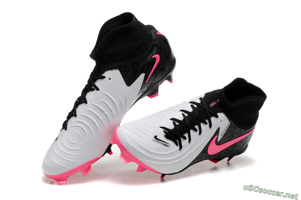 Men's Nike Phantom Luna Elite FG Football Boots - White/Black/Pink 6