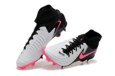 Men's Nike Phantom Luna Elite FG Football Boots - White/Black/Pink