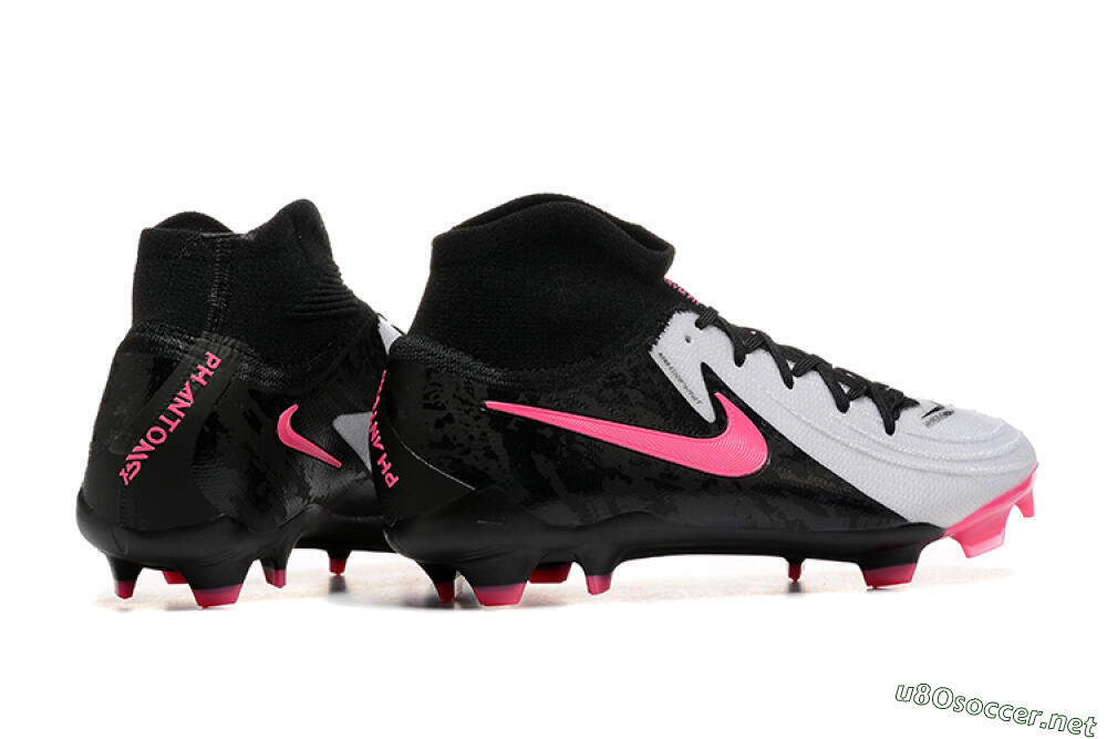Men's Nike Phantom Luna Elite FG Football Boots - White/Black/Pink 9