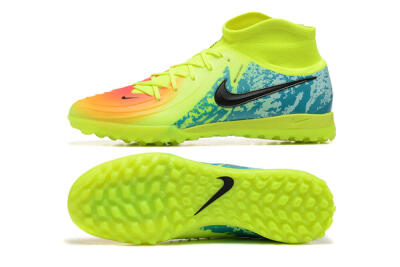 Men's Nike Phantom GX 2 Luna Elite TF Football Shoes - Yellow/Blue/Black