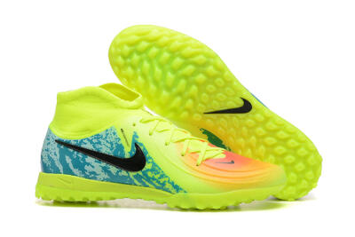 Men's Nike Phantom GX 2 Luna Elite TF Football Shoes - Yellow/Blue/Black