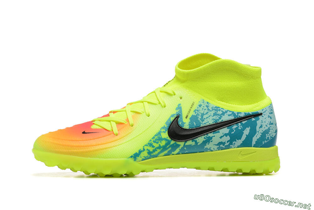 Men's Nike Phantom GX 2 Luna Elite TF Football Shoes - Yellow/Blue/Black 0