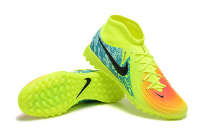 Men's Nike Phantom GX 2 Luna Elite TF Football Shoes - Yellow/Blue/Black