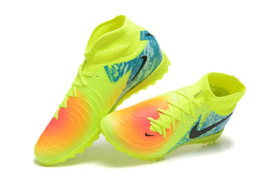 Men's Nike Phantom GX 2 Luna Elite TF Football Shoes - Yellow/Blue/Black