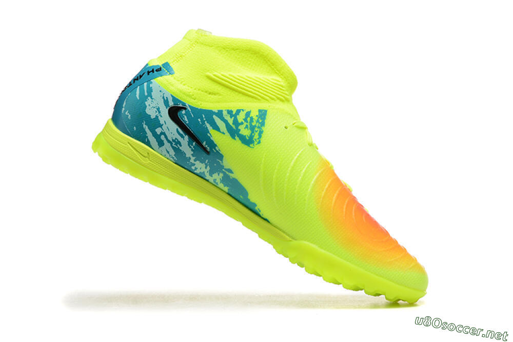Men's Nike Phantom GX 2 Luna Elite TF Football Shoes - Yellow/Blue/Black 7
