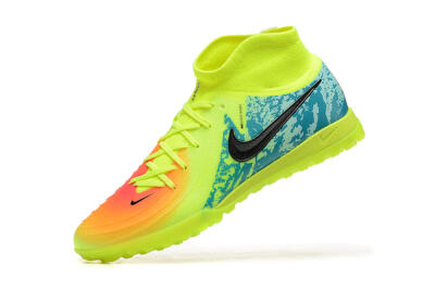Men's Nike Phantom GX 2 Luna Elite TF Football Shoes - Yellow/Blue/Black