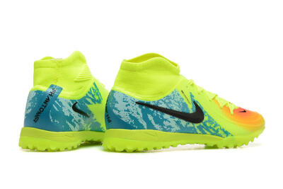 Men's Nike Phantom GX 2 Luna Elite TF Football Shoes - Yellow/Blue/Black