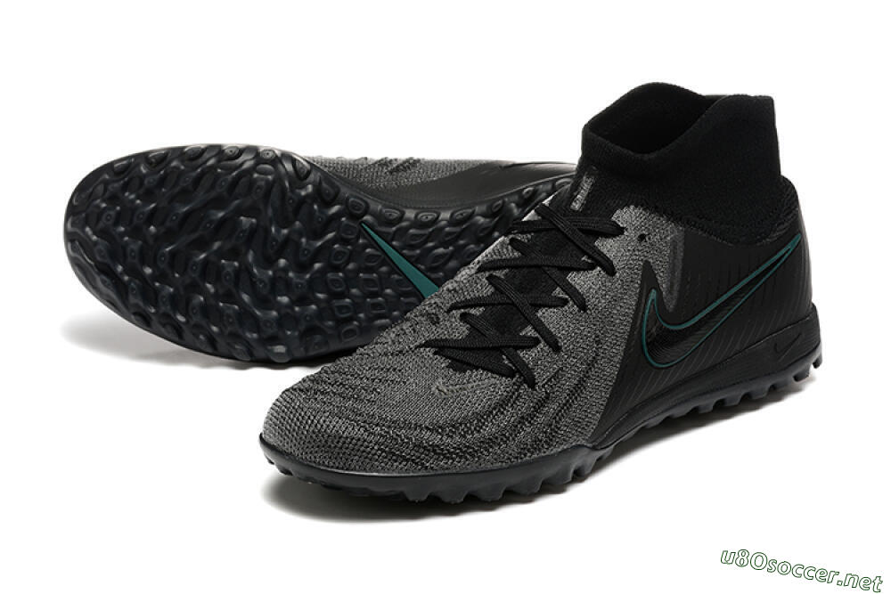 Men's Nike Phantom GX 2 Luna Elite TF Football Shoes - Grey/Black/Jade 3