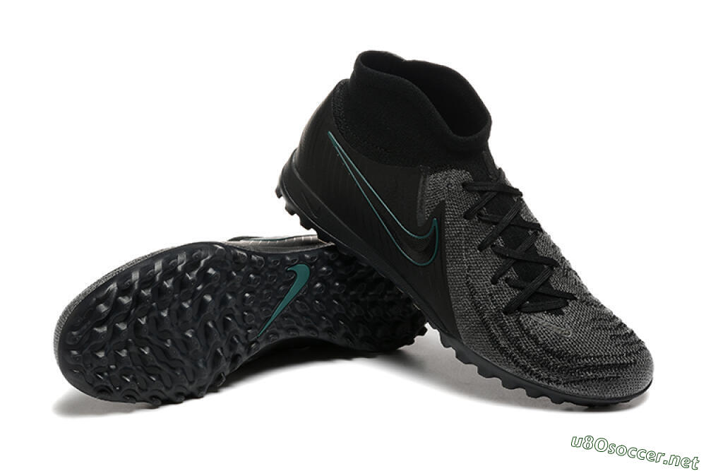 Men's Nike Phantom GX 2 Luna Elite TF Football Shoes - Grey/Black/Jade 4