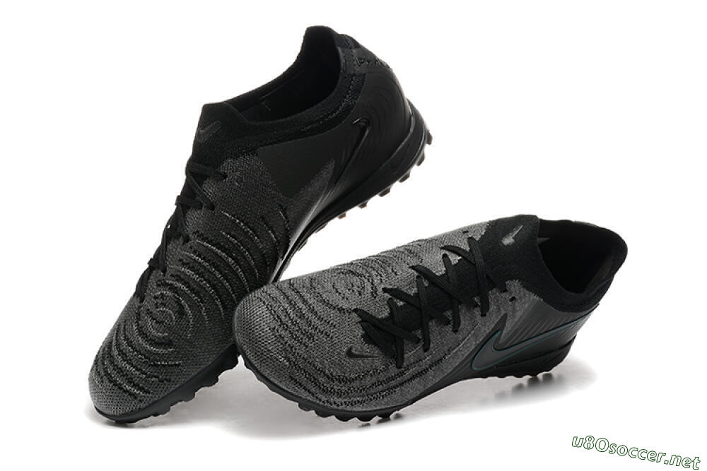 Men's Nike Phantom GX 2 Elite TF Football Shoes - Grey/Black/Jade 6