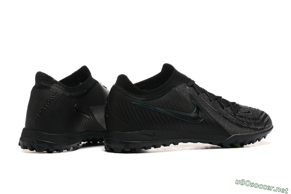 Men's Nike Phantom GX 2 Elite TF Football Shoes - Grey/Black/Jade 9