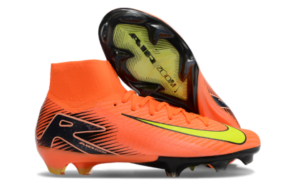 Unisex Nike Air Zoom Mercurial Superfly 10 Elite FG Football Boots - Orange/Black/Yellow