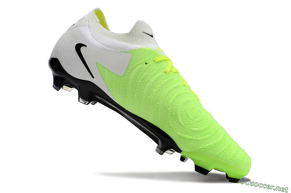 Men's Nike Phantom Luna Elite NU FG Football Boots - Green/White/Black 4