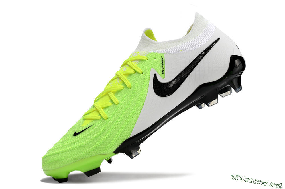 Men's Nike Phantom Luna Elite NU FG Football Boots - Green/White/Black 5