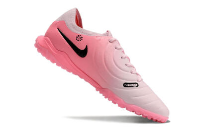 Men's Nike Tiempo Legend 10 Elite TF Football Shoes - Pink/White/Black