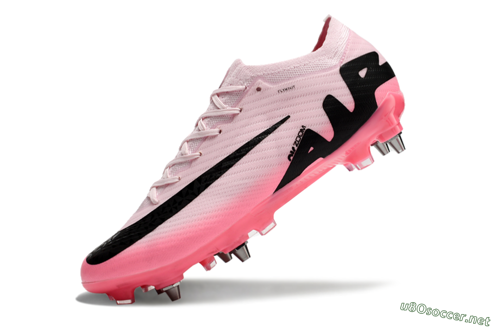 Men's Nike Air Zoom Mercurial Vapor 15 Elite SG Football Boots - Pink/Black 5
