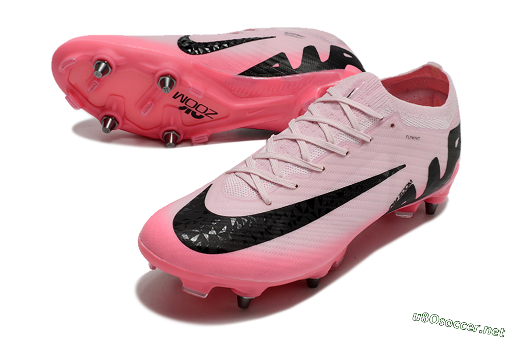 Men's Nike Air Zoom Mercurial Vapor 15 Elite SG Football Boots - Pink/Black 3