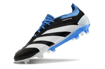 Men's Adidas Predator Accuracy+ FG Football Boots - Black/White/Blue