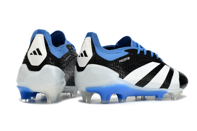 Men's Adidas Predator Accuracy+ FG Football Boots - Black/White/Blue