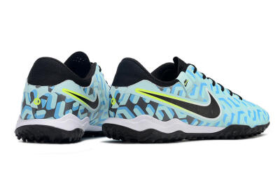 Men's Nike Tiempo Legend 10 Pro TF Football Shoes - Blue/Black/Yellow