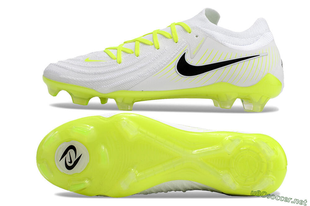 Men's Nike Phantom Luna Elite NU FG Football Boots - White/Yellow/Black 1