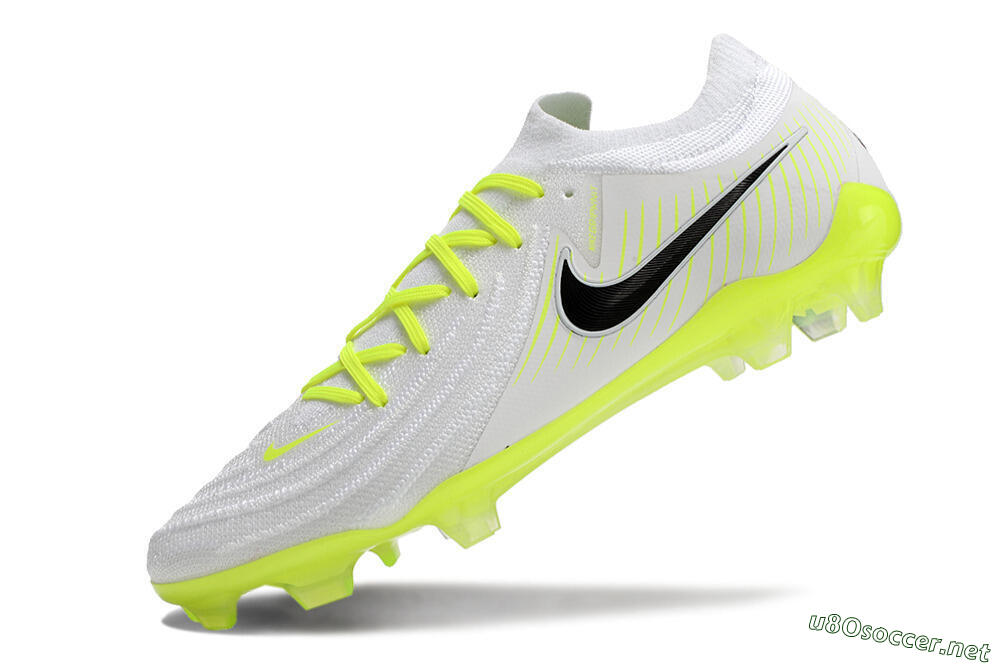 Men's Nike Phantom Luna Elite NU FG Football Boots - White/Yellow/Black 5