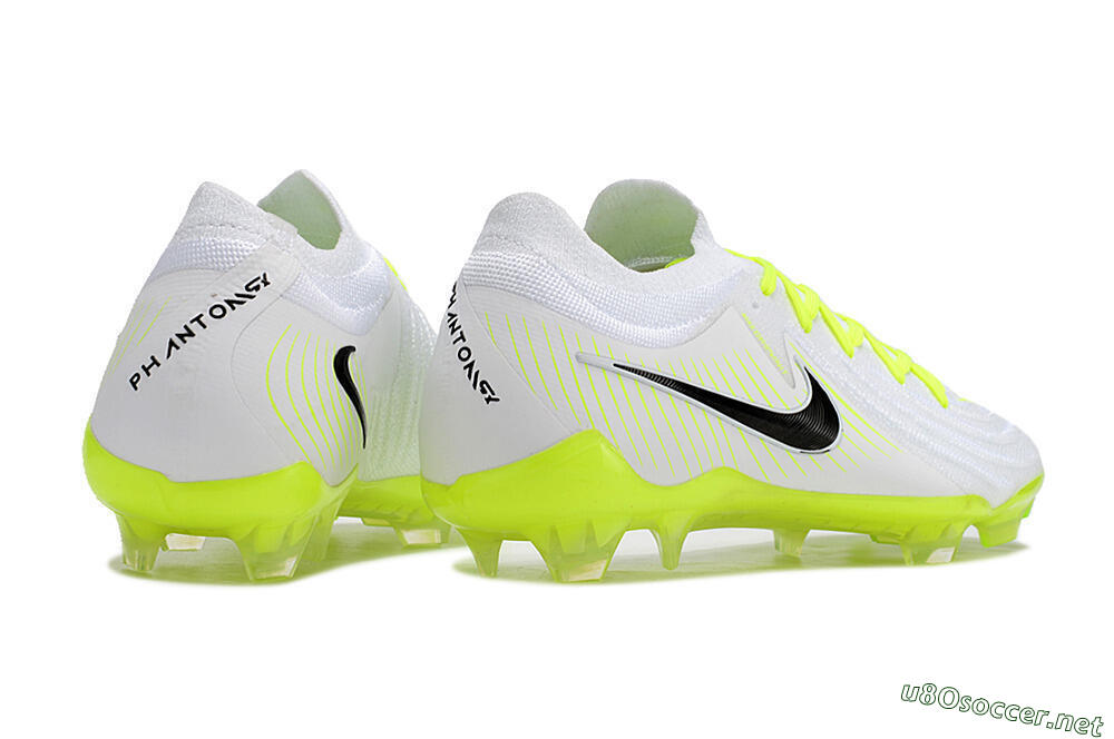 Men's Nike Phantom Luna Elite NU FG Football Boots - White/Yellow/Black 6